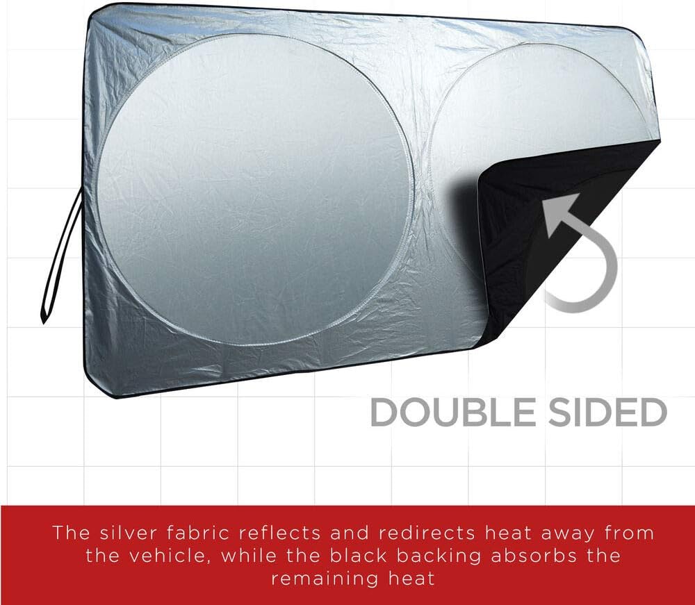 Car Sun Shade for Windshield - Foldable Sunshade Window Visor Reflector - Front Sunshield Auto Accessories Best for Car, Truck, Van, SUV