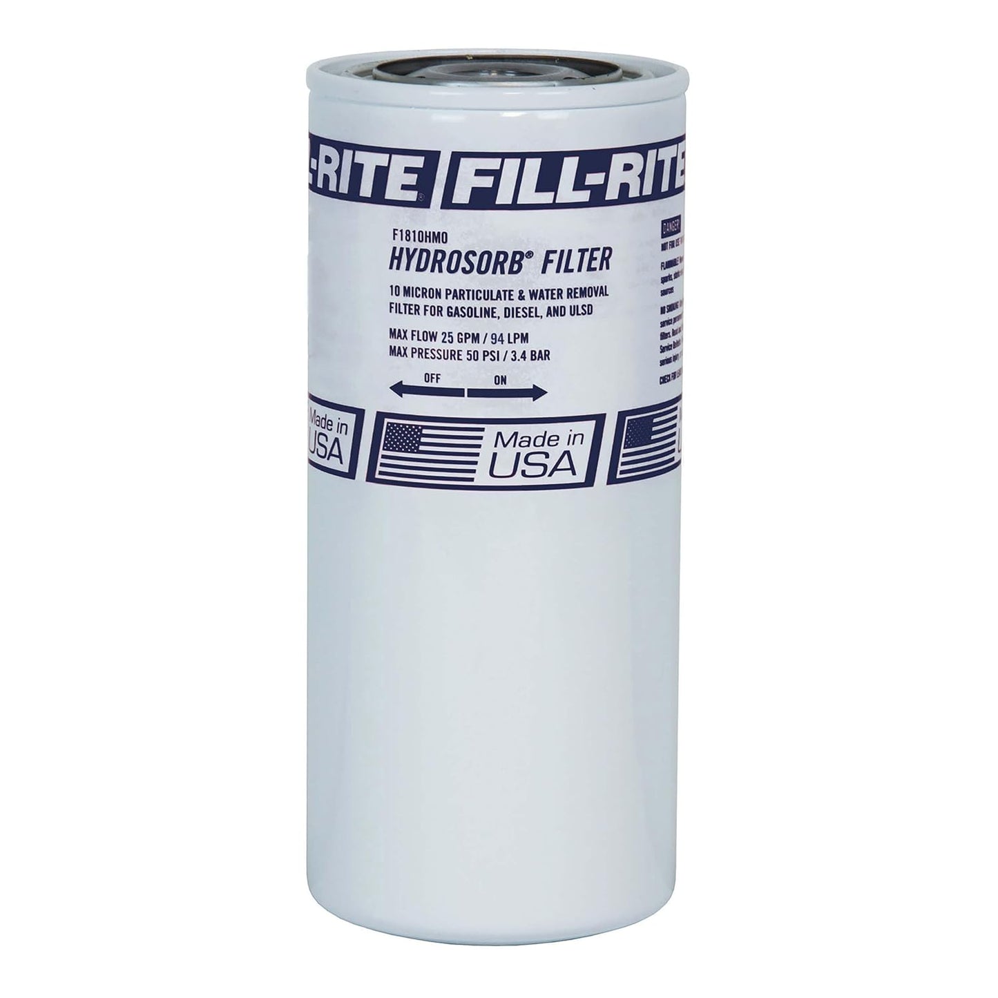 Fill-Rite 1200KTF7018 10 Micron 25 GPM Particulate Fuel Filter Kit