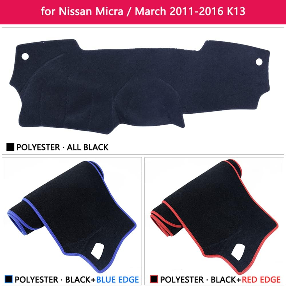 Dashboard Cover Protective Pad,for Nissan Micra March K13 2011 2012 2013 2014 2015 2016 Accessories Dash Board Sunshade Carpet