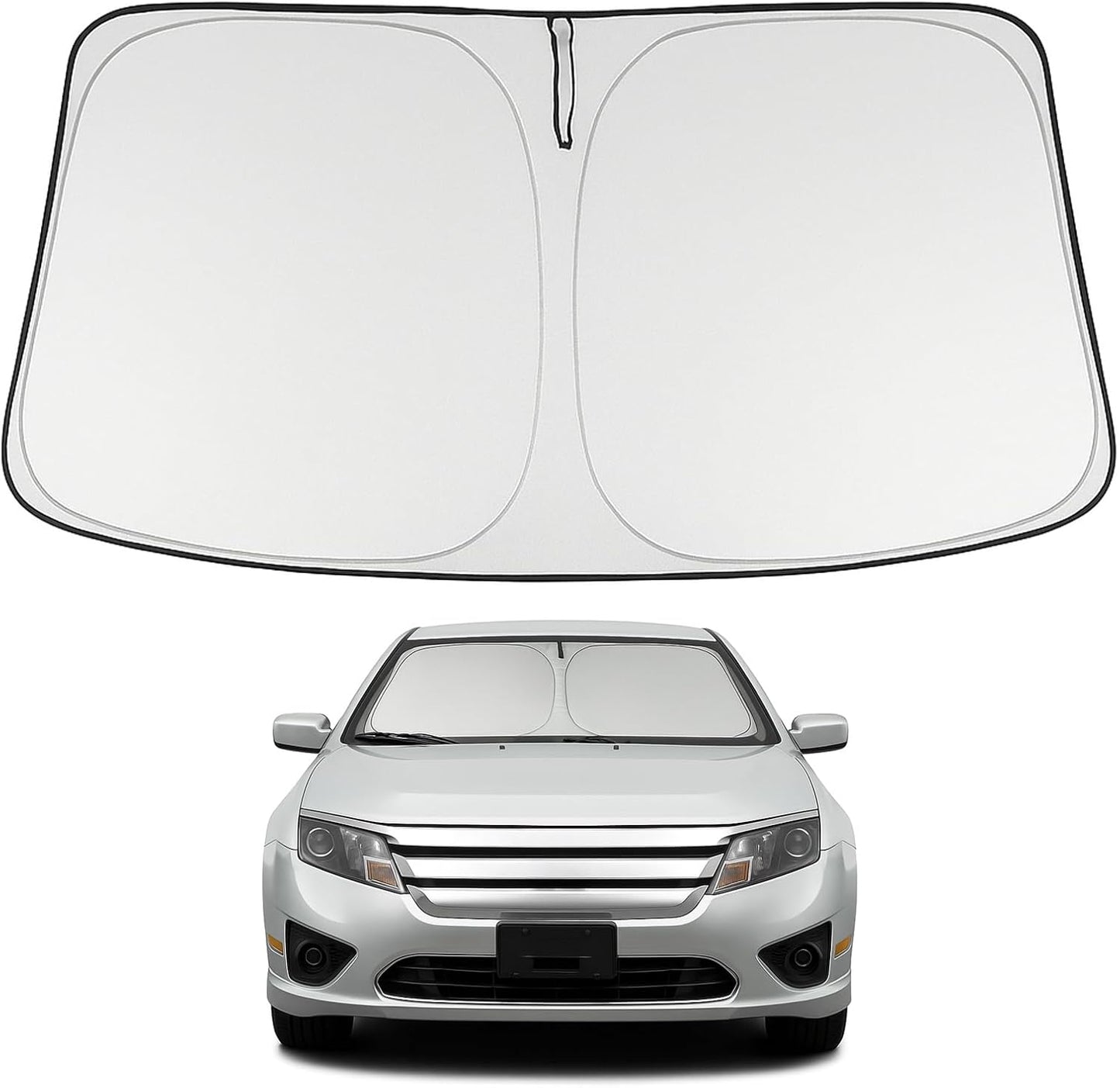 Proadsy Front Windshield and Side Windows Custom Fit 2018-2025 Freightliner Cascadia, Semi-Truck Semi, Commercial & Big Rig Truck Sun Shade Foldable Sun Protector Privacy Cover 2025 Upgrade