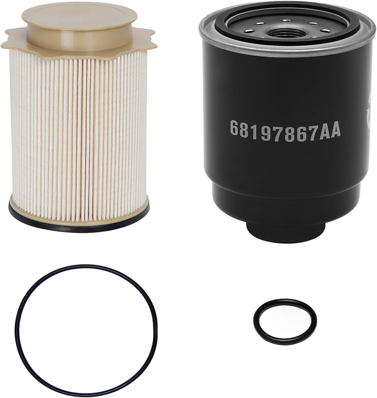 6.7L Cummins Fuel Filter Water Separator and Oil Filter Set │Replacement for 2019-2021 Dodge Ram 2500 3500 4500 5500 │Replaces# 68436631AA, 5083285AA, 68157291AA