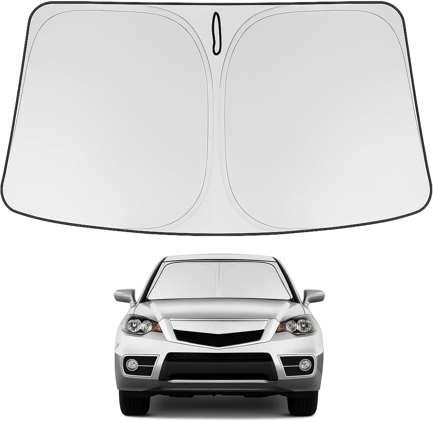 Proadsy Front Windshield and Side Windows Custom Fit 2018-2025 Freightliner Cascadia, Semi-Truck Semi, Commercial & Big Rig Truck Sun Shade Foldable Sun Protector Privacy Cover 2025 Upgrade