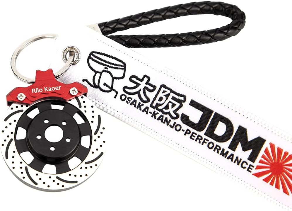 JDM Turbo Keychain JDM Tag Metal Keychain JDM Wheel Rims