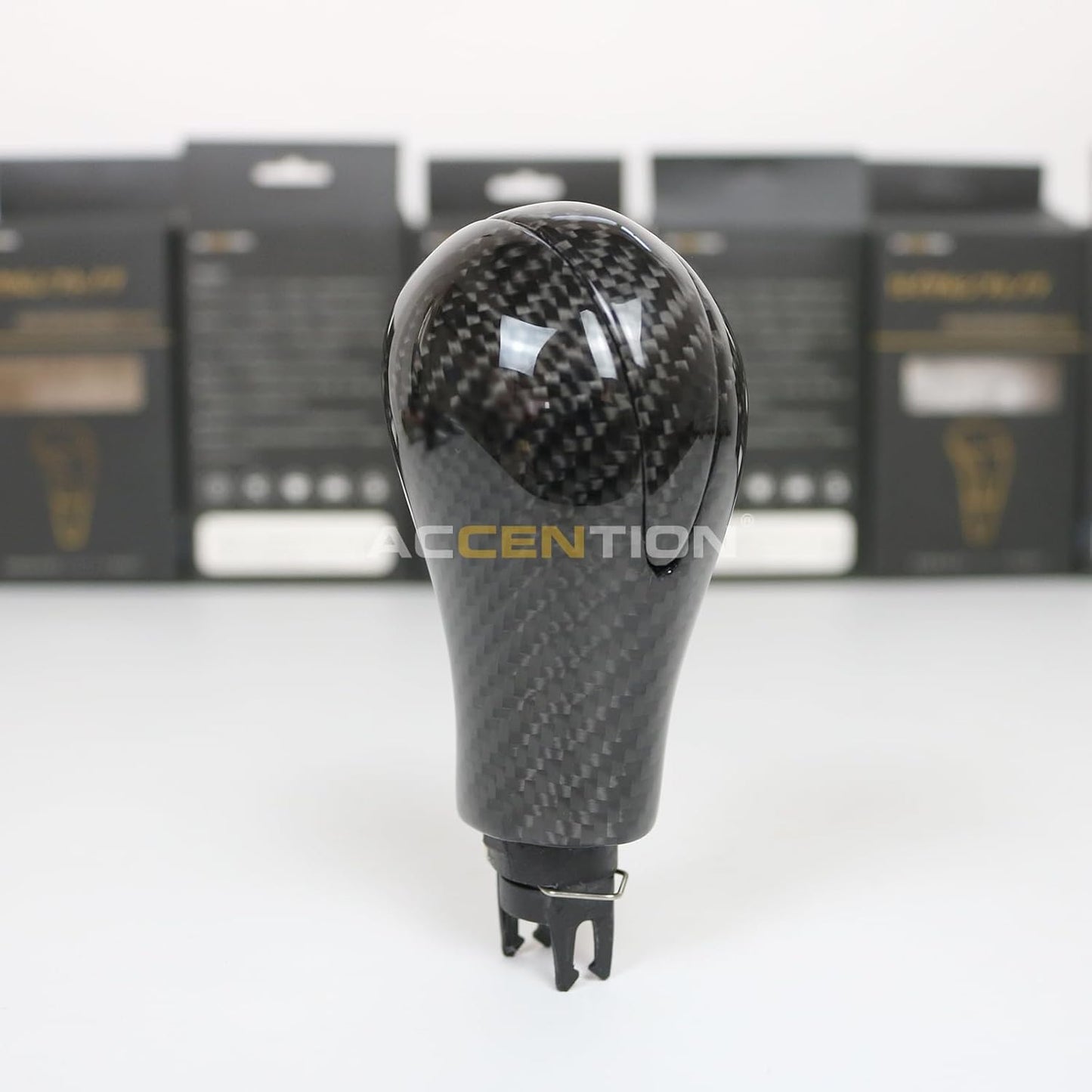 ACCENTION Real Carbon Fiber Gear Shift Knob for Nissan Infiniti G25 G37 FX37 EX37 QX70 Q60 QX50
