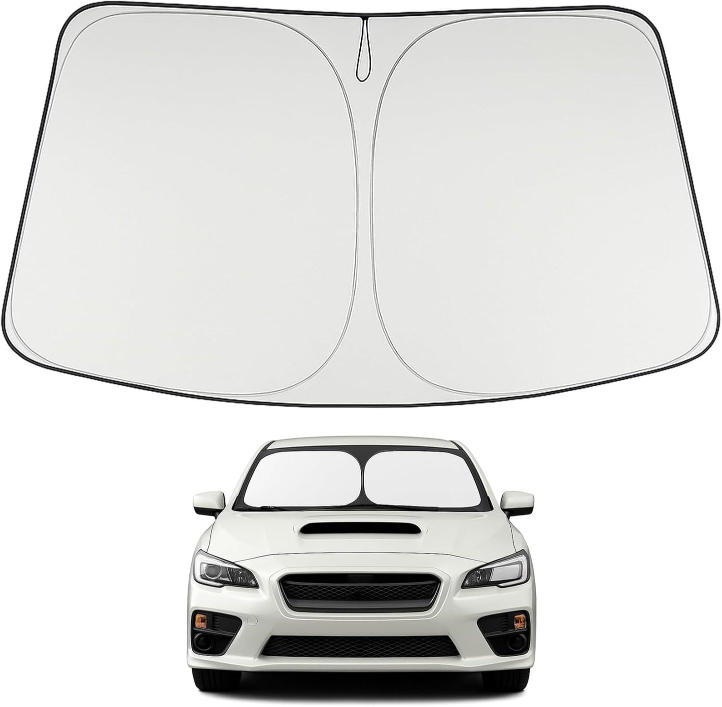 Proadsy Front Windshield and Side Windows Custom Fit 2018-2025 Freightliner Cascadia, Semi-Truck Semi, Commercial & Big Rig Truck Sun Shade Foldable Sun Protector Privacy Cover 2025 Upgrade