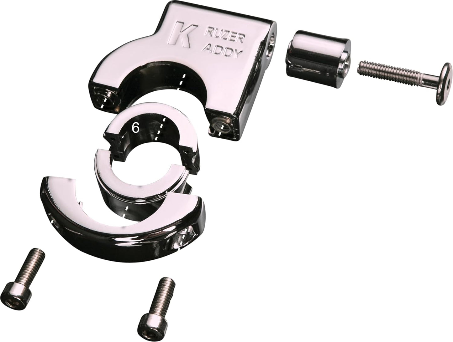 Kruzer Kaddy The Skull Chrome Bar Mount