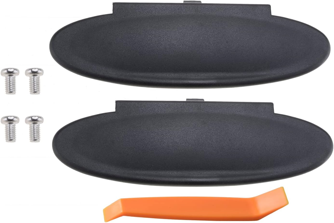 AMSPRAC Sun Visor Covers Replacement Visor Lids for Porsche Driver Side Passgener Side Sun Visor Covers for Porsche 996/997-911 986/987 Boxster Cayman 1996-2010 Black (2 Pieces)