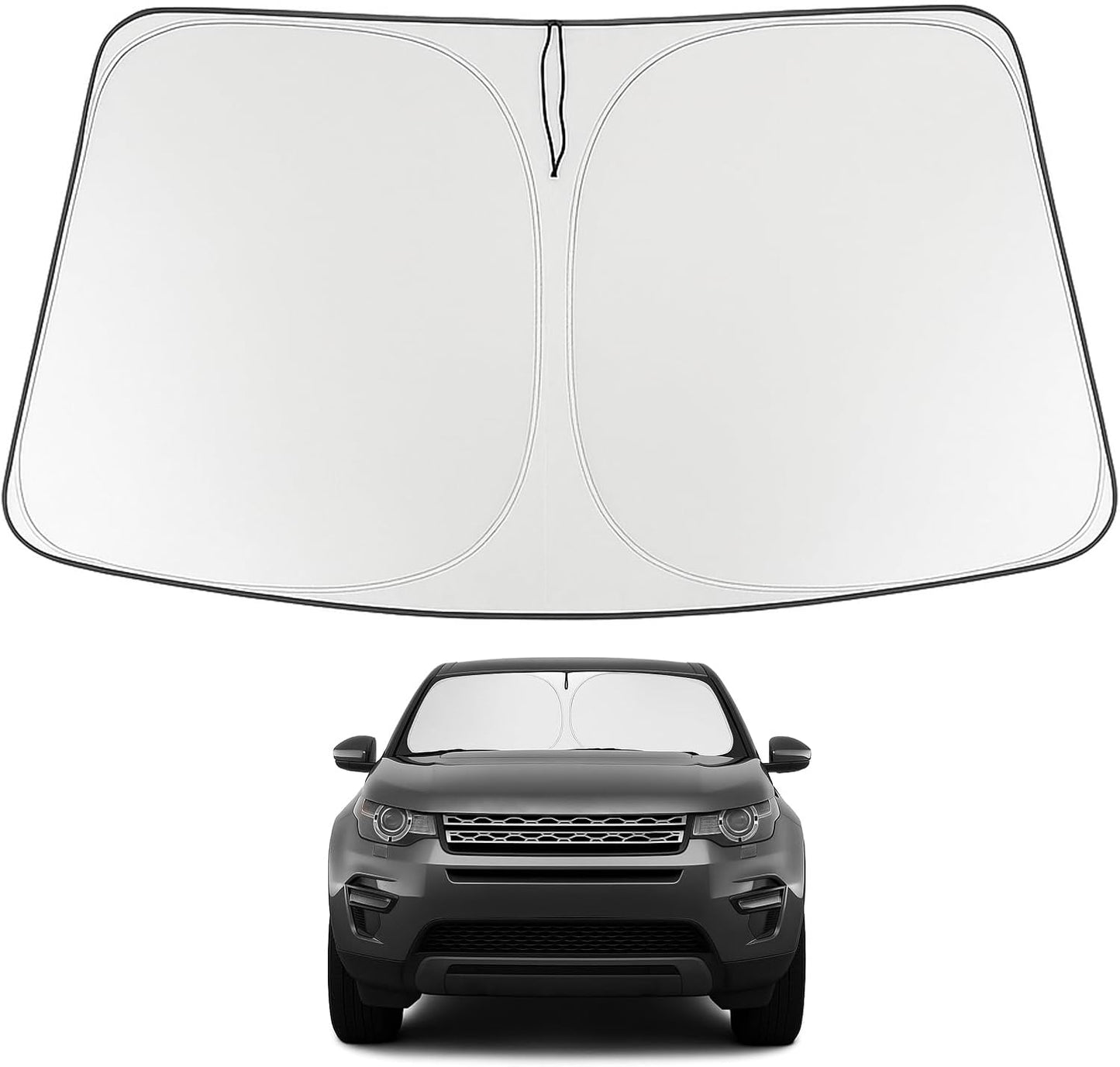 Proadsy Front Windshield and Side Windows Custom Fit 2018-2025 Freightliner Cascadia, Semi-Truck Semi, Commercial & Big Rig Truck Sun Shade Foldable Sun Protector Privacy Cover 2025 Upgrade