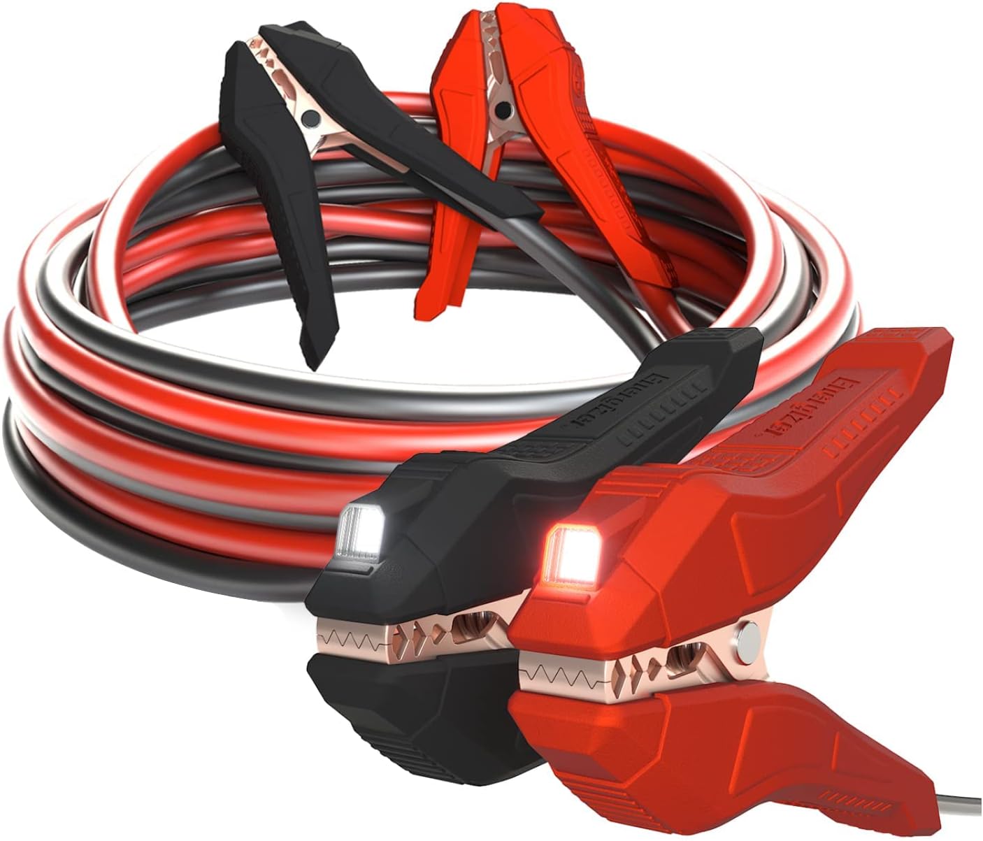 Energizer 1-Gauge 800A Heavy Duty Jumper Battery Cables 25 Ft Booster Jump Start - 25' Allows You to Boost Battery from Behind a Vehicle!