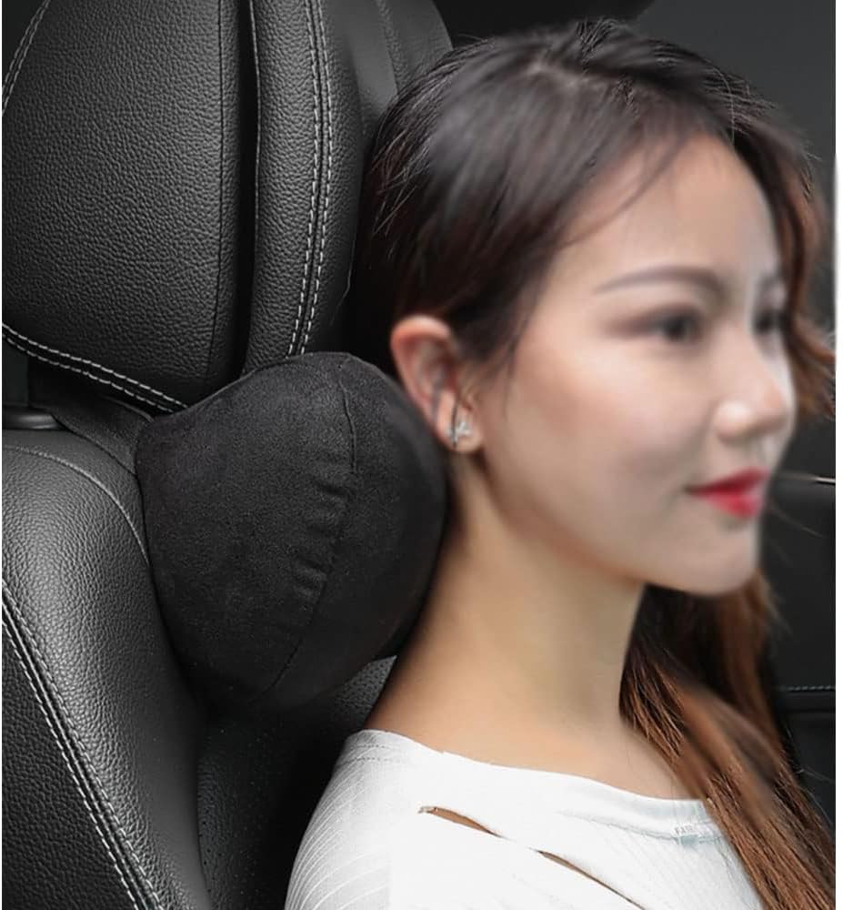 1 Piece for Mazda CX5 CX4 CX-3 CX-7 CX-30 CX-50 CX-60 Car Seat Neck Pillow Car Seat Headrest Protect Neck and Vertebra Breathable Rest Cushion Comfortable Accessories,Black