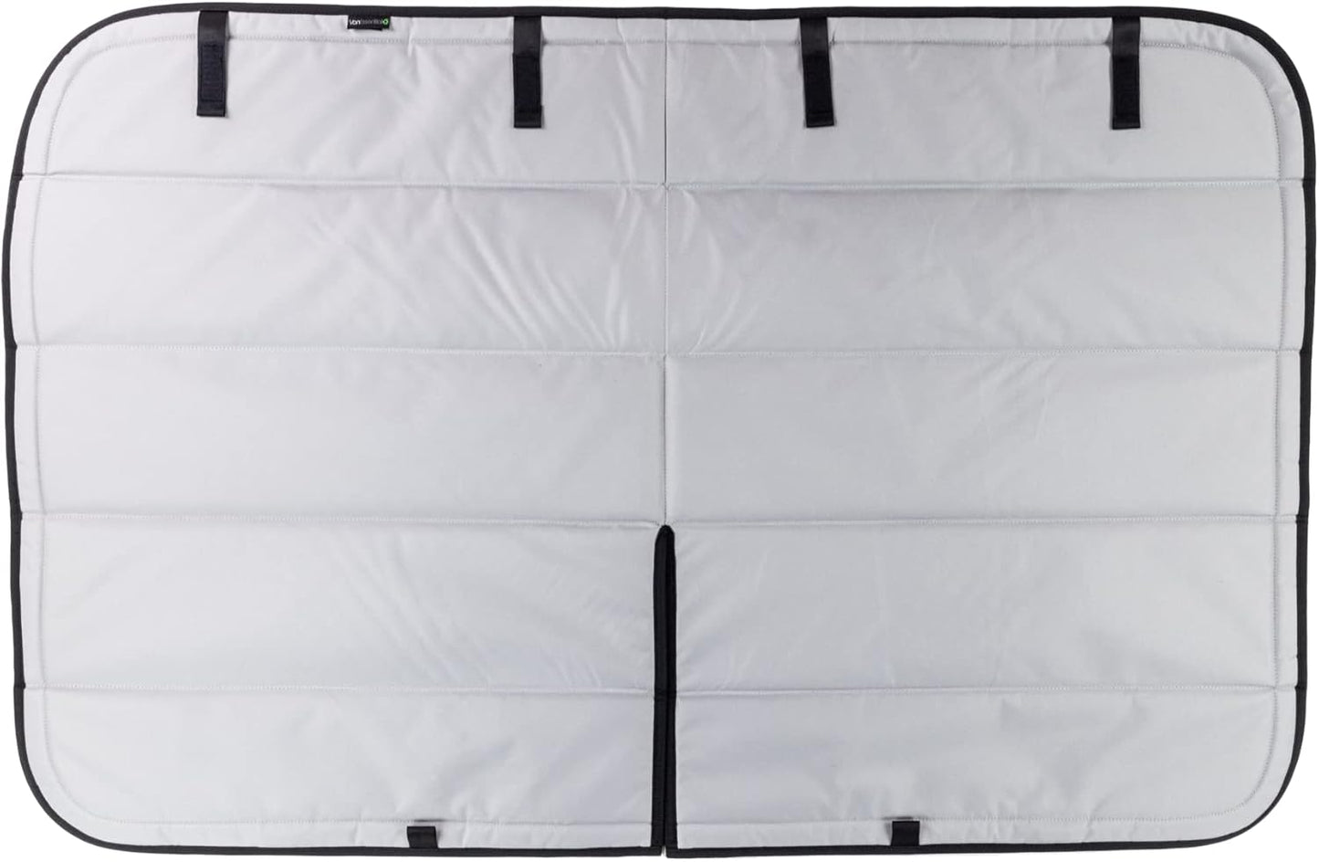 VanEssential Insulated Blackout Crew Window Cover Designed for Ford Transit Van Year 2015 to Current with NO Plastic Trim - Cool Gray
