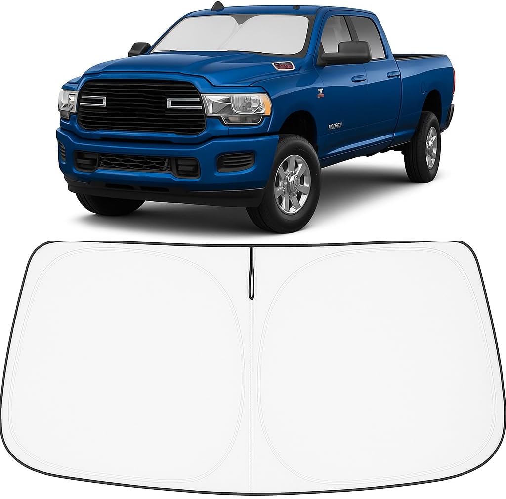 Proadsy Front Windshield and Side Windows Custom Fit 2018-2025 Freightliner Cascadia, Semi-Truck Semi, Commercial & Big Rig Truck Sun Shade Foldable Sun Protector Privacy Cover 2025 Upgrade