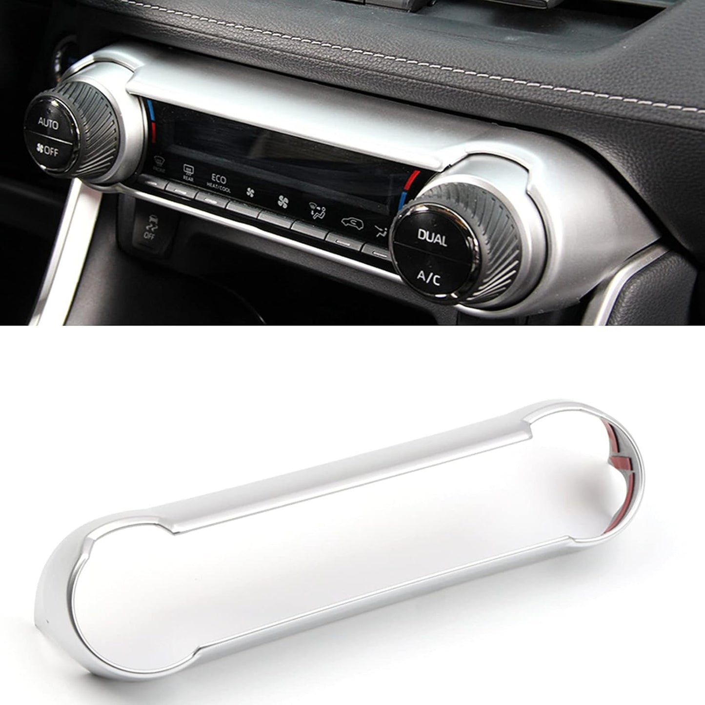 for RAV4 RAV 4 2019 2020 2021 2022 2023 2024 Car Door Lift Armrest Strip Side Door Handle Handles Cover Trim Interior Accessories Carbon Grain