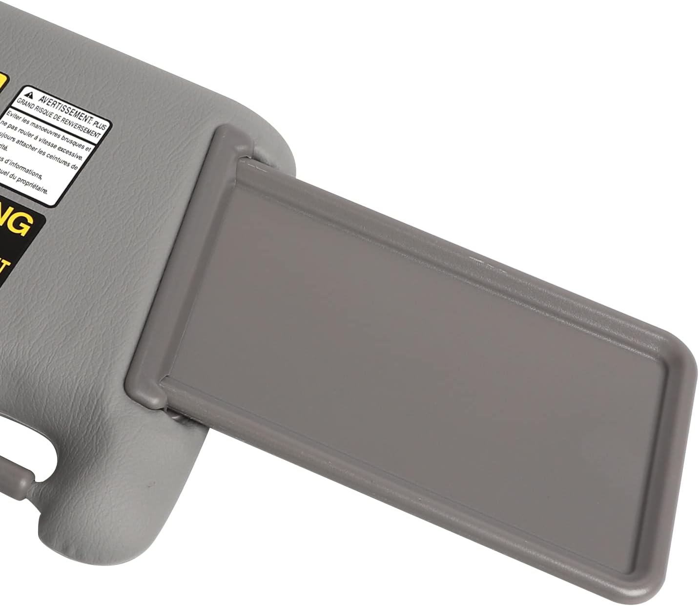 Driver Side Sun Visor Compatible with Toyota Highlander 2004 2005 2006 2007 Replaces OE# 74320-48260-A0 Left Grey