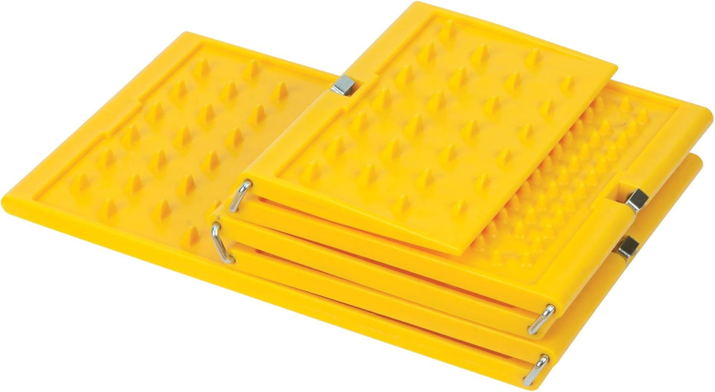 Performance Tool W41003 2 Pack Portable Vehicle Recovery & Emergency Traction Mat - Yellow