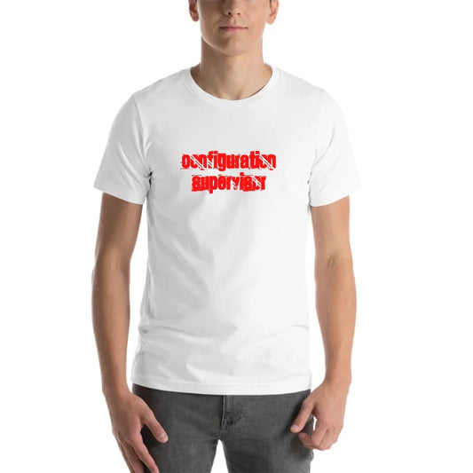 L Configuration Supervisor Cali Style Short Sleeve Cotton T-Shirt By Undefined Gifts