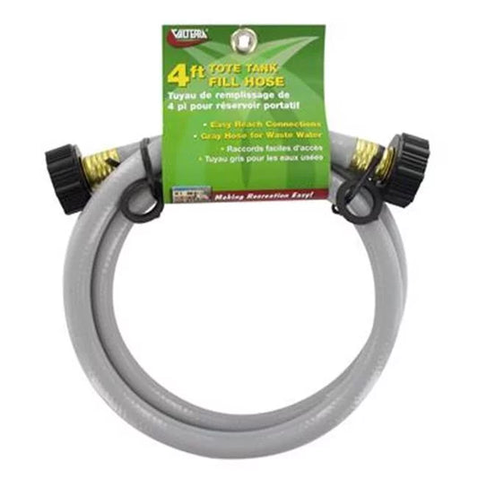VALTERRA LLC W014048 Waste Water Hose- Gray- 0.5 In. X 4 Ft.