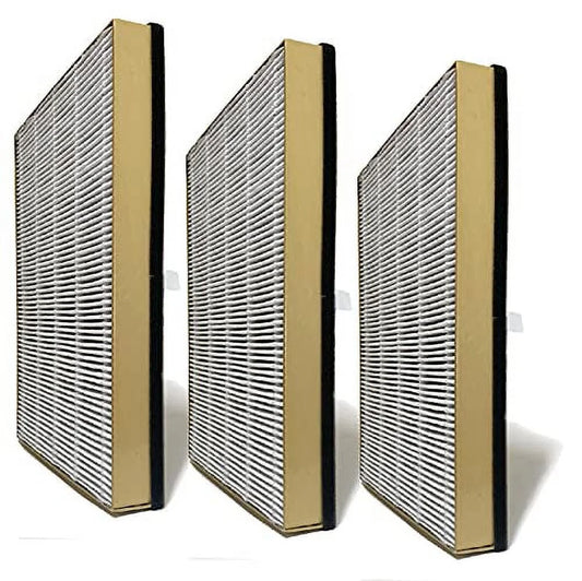 Nispira True HEPA Replacement Filter for Air Purifier, Compatible with TaoTronics TT-AP002, 3 Packs