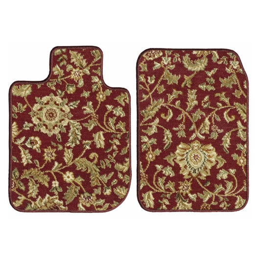 GGBAILEY BMW X3 Red Oriental Car Mats, Custom Fit for 2011, 2012, 2013, 2014, 2015, 2016, 2017 - Driver & Passenger Carpet Car Mats