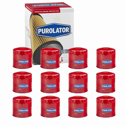 12 pc Purolator L24651 Engine Oil Filters for 159 61372 Oil Change Lubricant Filters Fits select: 1994-2014 FORD F150, 2008-2012 DODGE RAM 1500