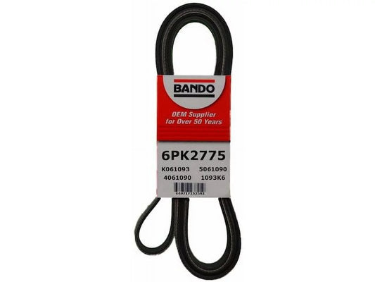 Water Pump, Alternator, Air Conditioning and Power Steering Accessory Drive Belt - Compatible with 2007 - 2008 Saturn Aura 3.5L V6