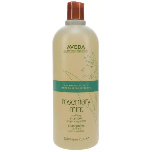 Aveda Rosemary Mint Purifying Shampoo gently clarifies For Normal To Oily hair 33.8 oz