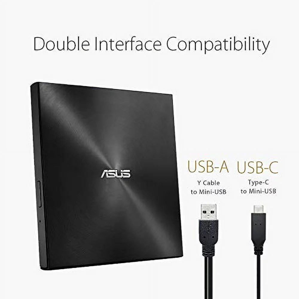 Asus ZenDrive SDRW-08U9M-U DVD-Writer, External, Black