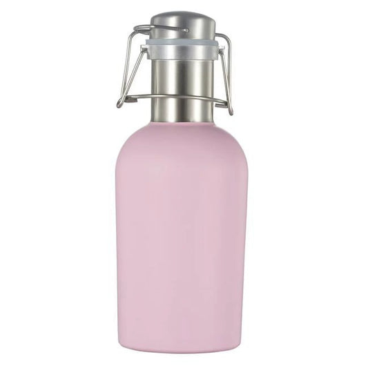 Visol VAC390PK 32 oz Cassis Stainless Steel Beer Growler Vacuum Bottle, Matte Pink