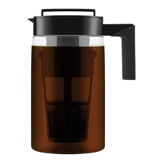 900Ml Cold Brew Iced Coffee Maker Airtight Seal Silicone Handle Coffee Kettle