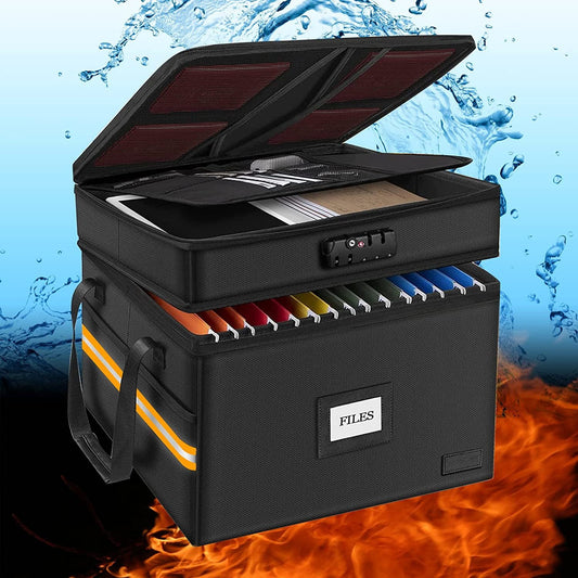 Portable Collapsible Filling Document Cabinet Storage Organizer File Box