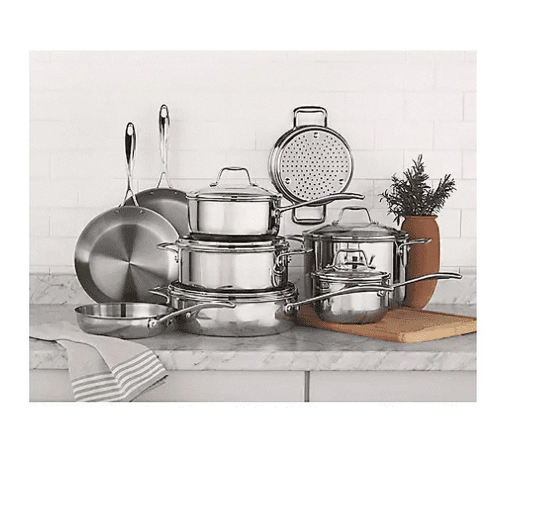 14PCTS 14 Piece Tri-Ply Cookware Set