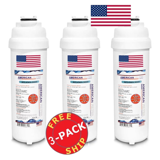 AFC Brand , Water Filters , Model # AFC-EWH-3000 , Compatible with WaterSentry HTVZ8PV-NF - 3 Pack - Made in U.S.A.