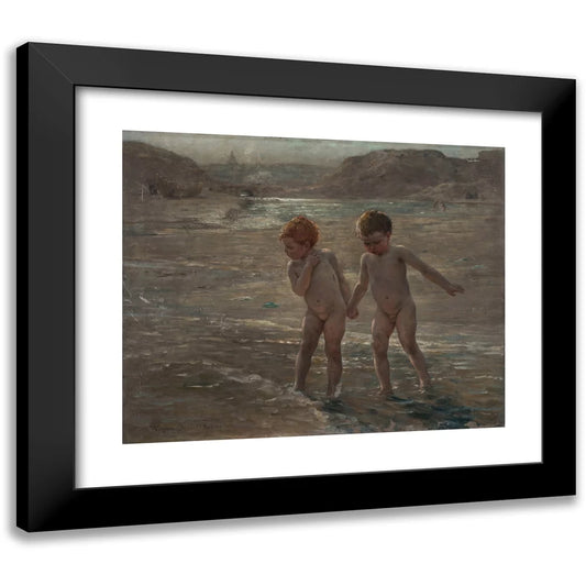 Virginie Demont-Breton 17x15 Black Modern Framed Museum Art Print Titled - In Pure Air (1907)