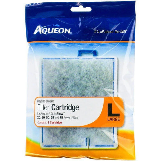 Aqueon QuietFlow Replacement Filter Cartridge Large (1 Count) Pack of 2