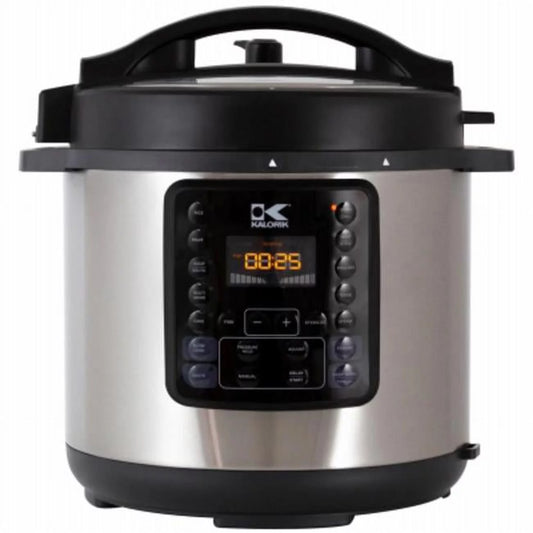 Kalorik EPCK 45967 SS Digital Pressure Cooker, 12 Smart Presets, Stainless Steel,  6-Qt. - Quantity 1