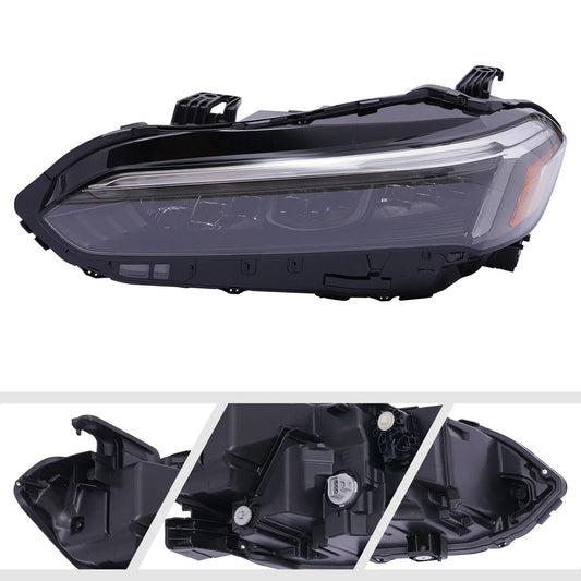 Left LED Headlight [w/ DRL &Turn Signal ] Driver Headlamp For Honda Civic 2022