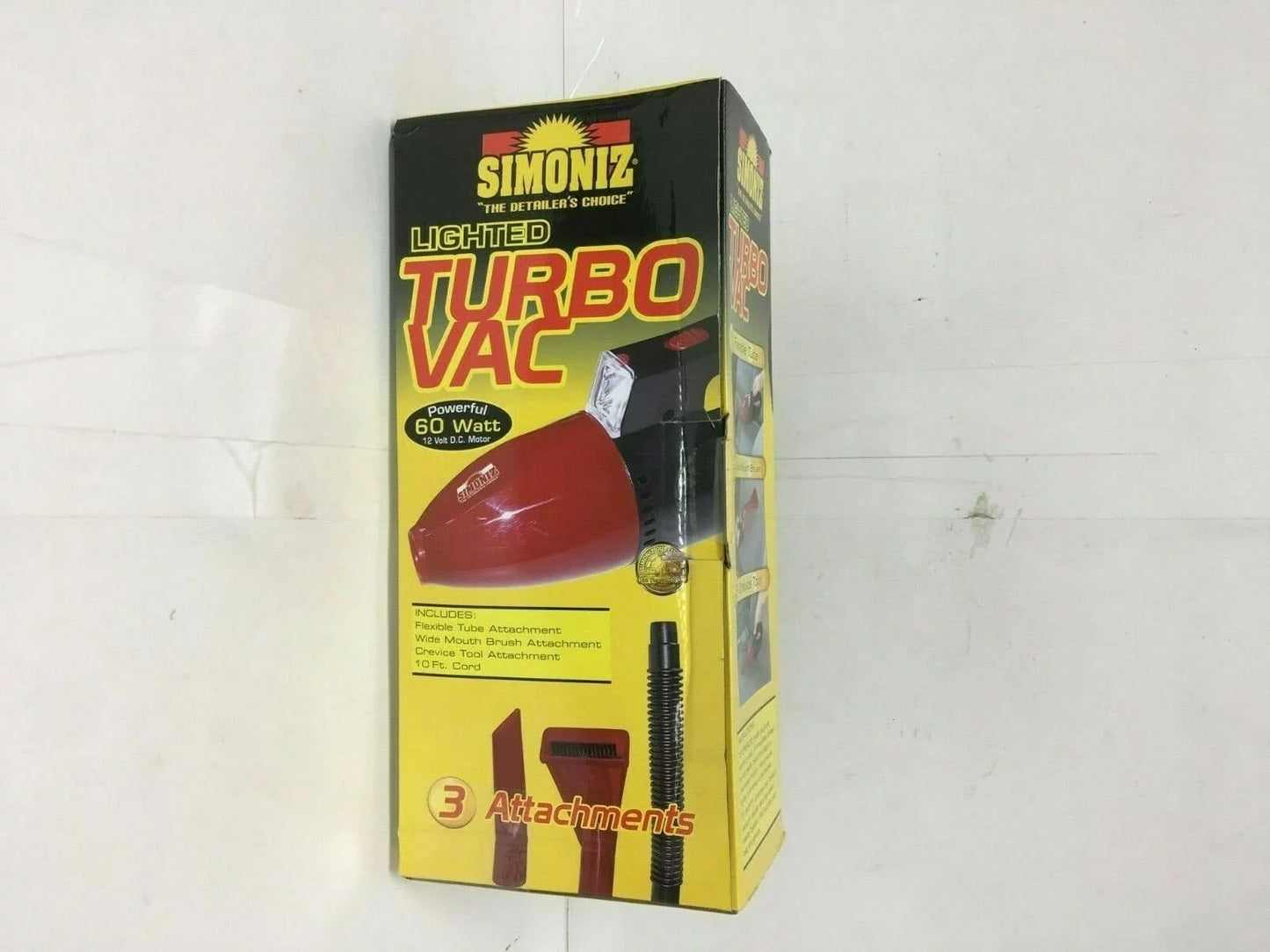 Simoniz 60 Watt Lighted Turbo Vac