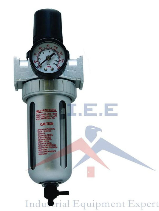 1/2 Pressure Regulator / Particulate Filter Moisture Water Trap Compressed Air