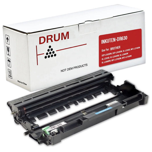 INKUTEN -  Brother DR630 Compatible Drum Unit, 12,000 Pages