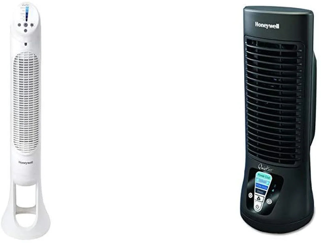 Honeywell QuietSet Whole Room Tower Fan-Black, HYF290B