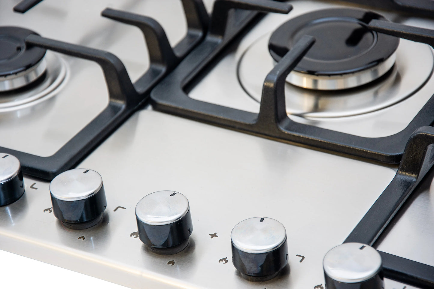 ABBA - 30 Stainless Steel Gas Cooktop - 5 Burners