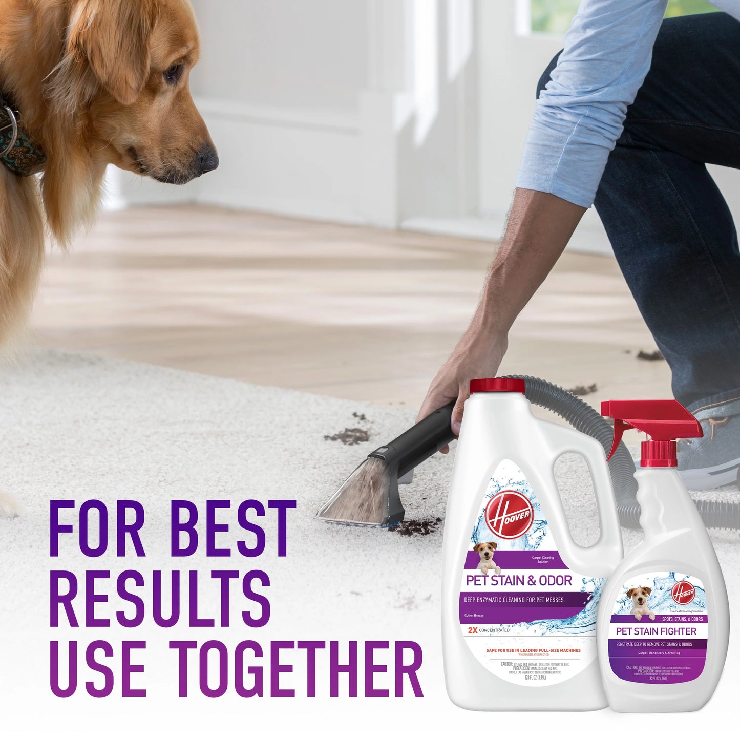 Hoover Pet Spot & Stain Remover Pretreat, 32Oz, AH30900