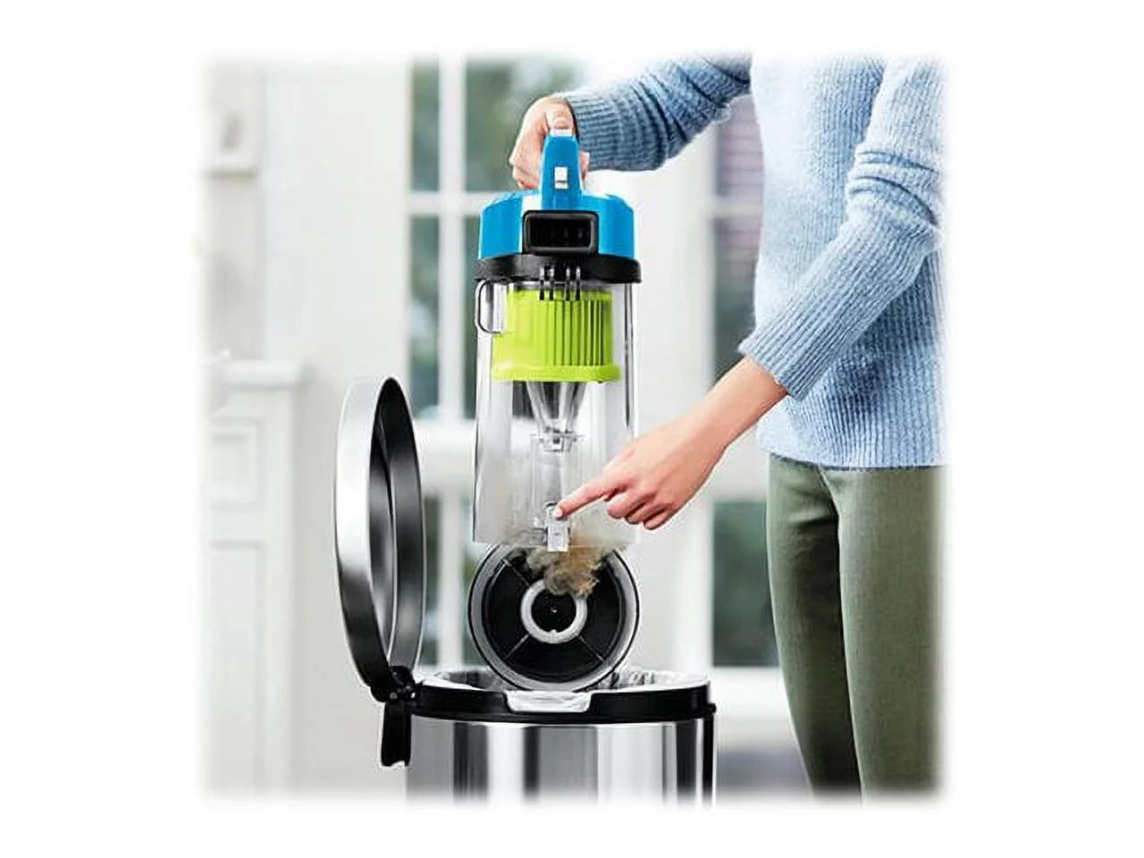BISSELL PowerEase 2253 Swivel Rewind Pet Vacuum in Blue