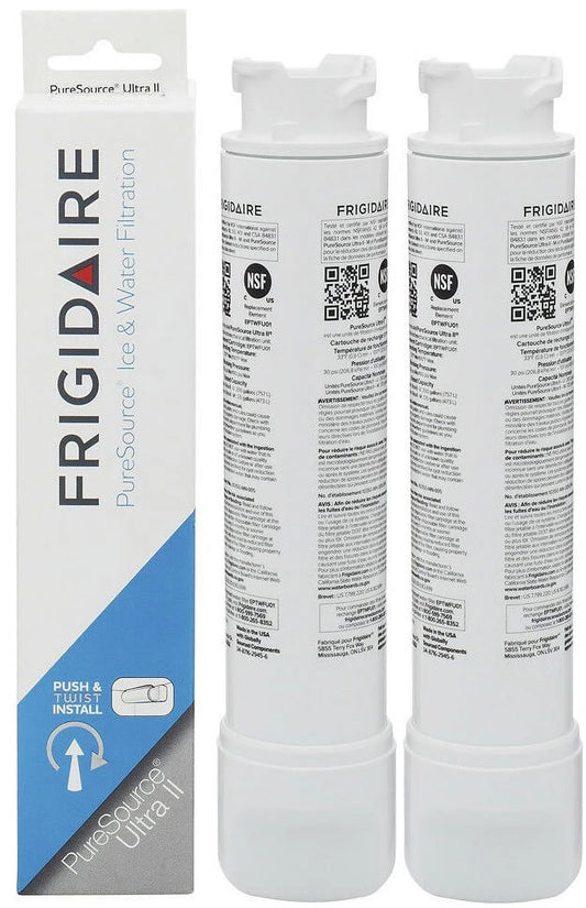 EPTWFU01 Frigidaire Water Filter Replacement,TH01 Refrigerator Water Filter Compatible with Frigidaire EPTWFU01, EWF02, Pure Source Ultra II(Pack of 2)