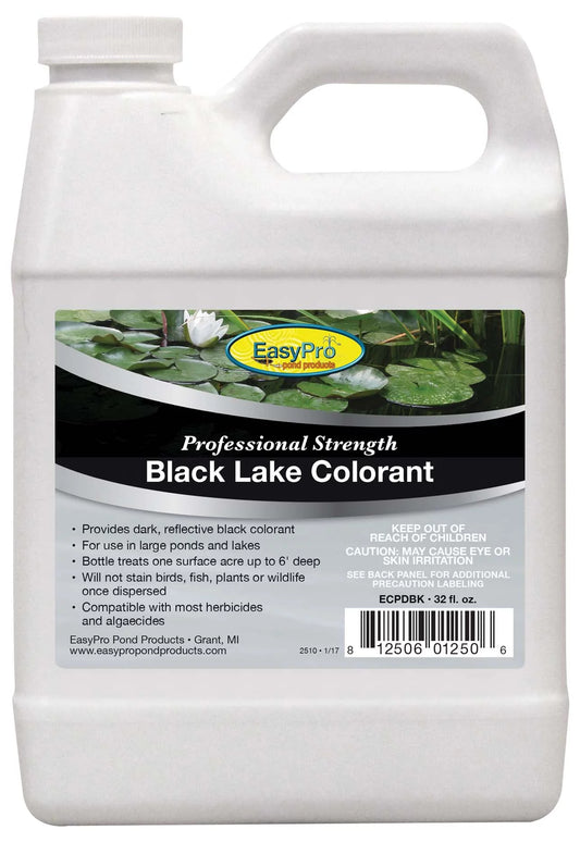 easypro concentrated black pond dye liquid colorant ecpdbk