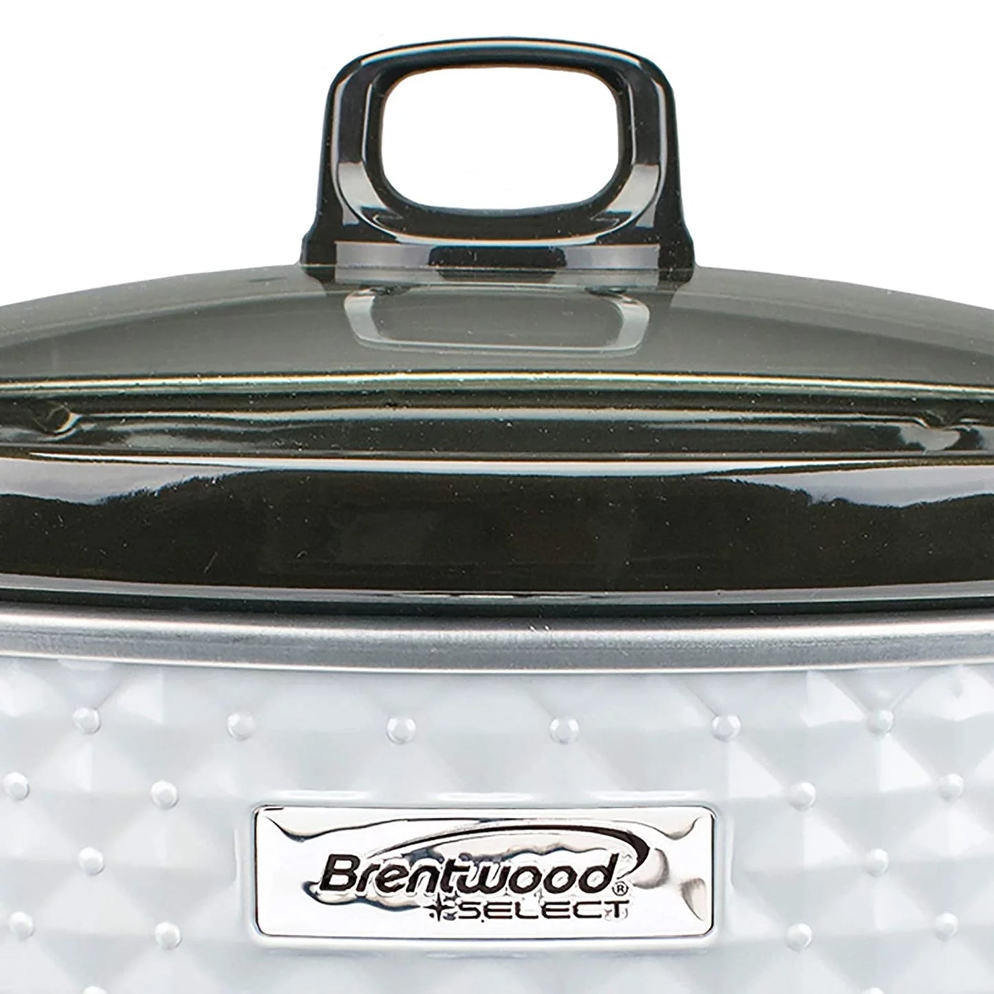 Brentwood Select SC-157W 7 Qt Slow Cooker, White