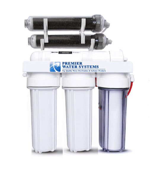 Premier Water Systems 6 Stage RODI Aquarium Reef Reverse Osmosis DI Water Filter System