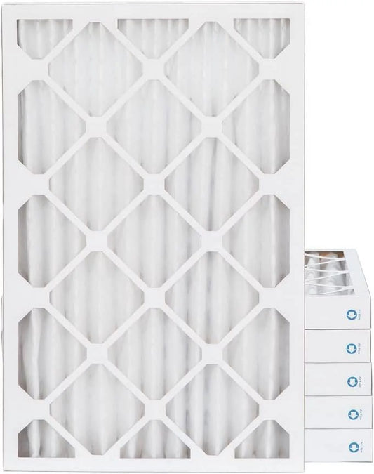 18X25x2 MERV 11, MPR 1000 Pleated Furne 2 Air Filters By Pamlico. 6 Pk. Ext Size: 17-1/2 X 24-1/2 X 1-3/4