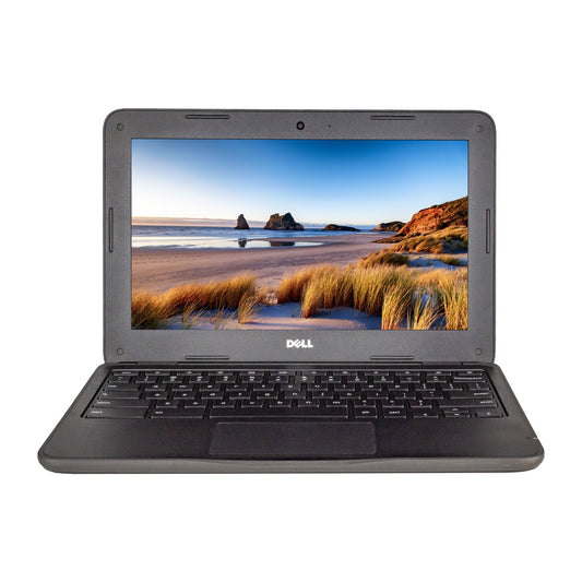 Restored Dell Chromebook 3180, 1.60 GHz Intel Celeron, 4GB DDR3 RAM, 16GB SSD Hard Drive, Chrome, 11.6 Screen (Refurbished)