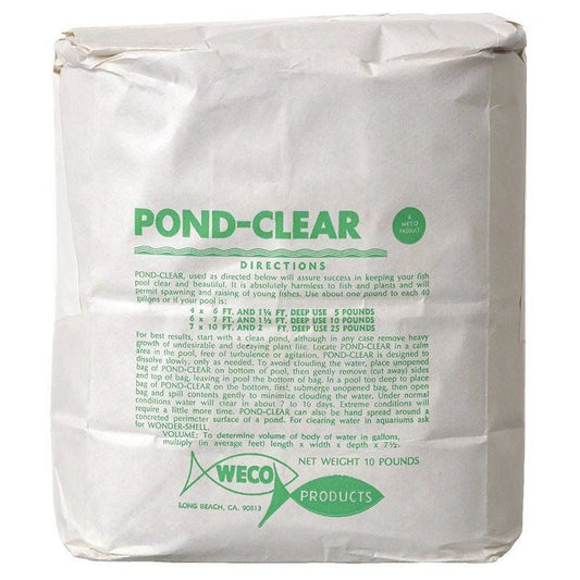 Weco Pond-Clear [Pond, Water Treatments] 10 lbs